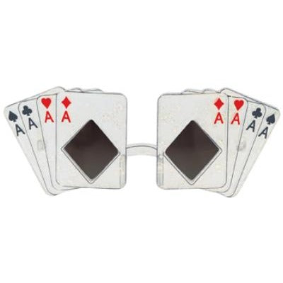 Playing Cards Fanci Frames Party Glasses, 1 Pair