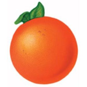 18 Inch Orange Cutout Decoration