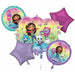 Gabby's Dollhouse Foil Balloon Bouquet