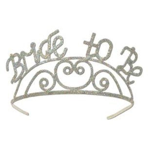 Diadème de future mariée à paillettes, 1 pièce