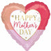 Colourful Happy Mother's Day Jumbo Heart Foil Balloon