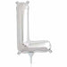 16-Inch Silver Letter L Balloon