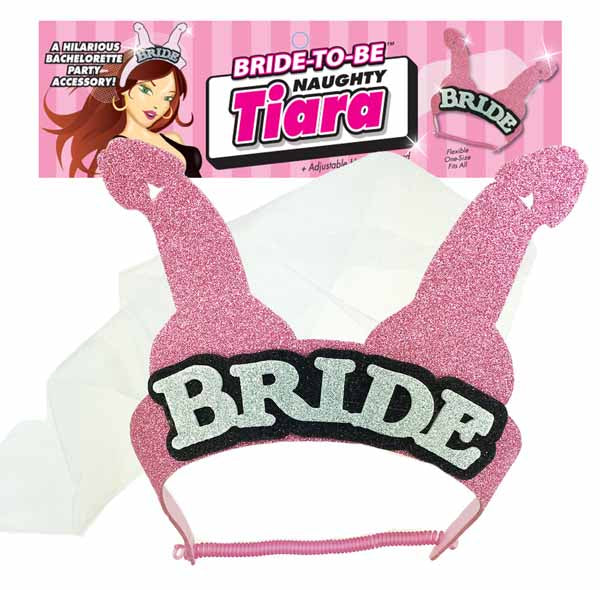 Bride-to-Be Naughty Bridal Tiara Set