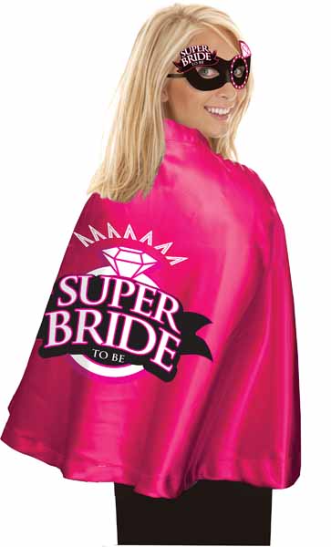 Little Genie Super Bride Cape and Mask Set