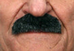Black and Grey Costume Moustache, 7 x 2.5 cm