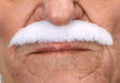 Pure White Self-Adhesive Costume Moustache