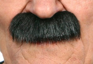 Black Costume Moustache, 8.5 x 3.5 cm