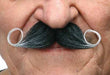 MOUSTACHE BLACK GREY 9.5 CM X 5 CM