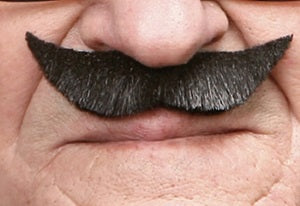 Black Costume Moustache, 8 x 2.5 cm