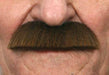 Medium Brown Self-Adhesive Costume Moustache, 10 x 3 cm