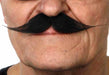 Black Costume Moustache, 14 cm
