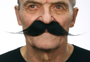 Oversized Black Costume Moustache, 25 cm