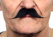 Black Costume Moustache, 12 cm x 3.5 cm