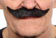 Black Vaudeville Self-Adhesive Moustache, 12.5 x 2.5 cm