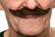 Dark Brown Handlebar Moustache