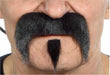 MOUSTACHE SET BLACK GREY 10.5 CMX7.5 CM