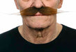 Medium Brown Costume Moustache, 27 cm x 3 cm