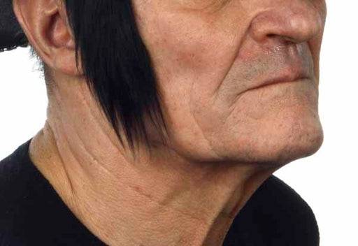 Black Costume Sideburns, 4 x 13 cm