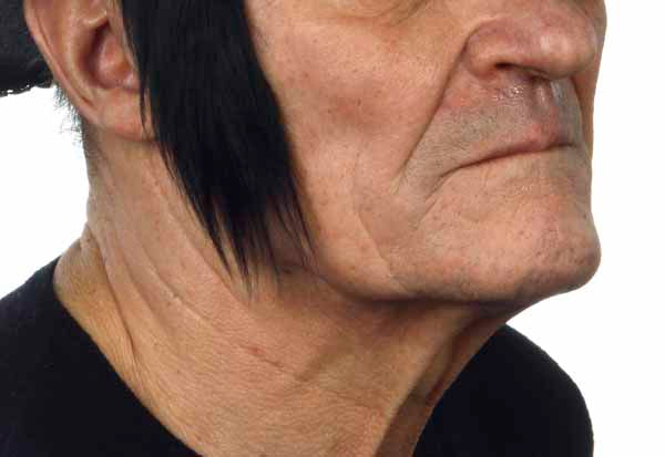 Black Costume Sideburns, 4 x 13 cm