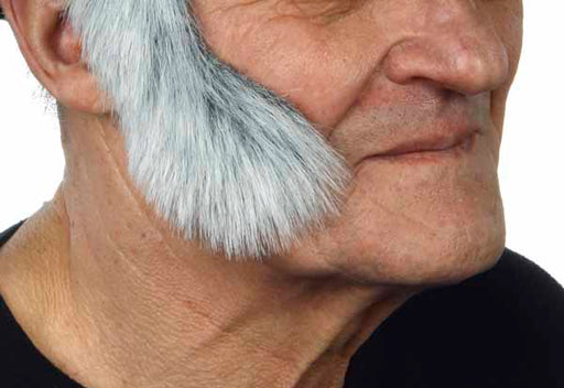 SIDEBURNS WHITE/GREY 6 CM X 15 CM