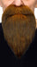 Auburn Brown Costume Beard, 14.5 x 27 cm