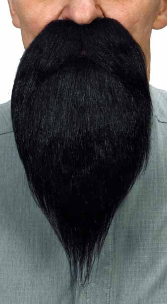 Black Costume Beard, 14.5 x 27 cm