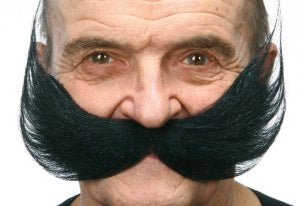Black Fisherman's Self-Adhesive Moustache