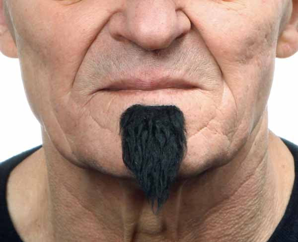 Black Moustache and Goatee Costume Accessory