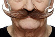 MOUSTACHE BROWN/WT 18CM X 5CM
