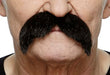 Western Sheriff Self-Adhesive Moustache, Black