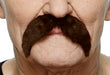 Dark Brown Costume Moustache, 11 x 6 cm