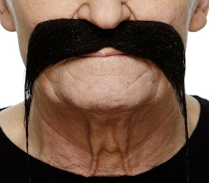 Black Costume Moustache, 14 cm x 14 cm