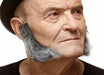Black and Grey Costume Sideburns