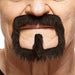 MOUSTACHE/BEARD BLACK 9 CM X 8.5 CM