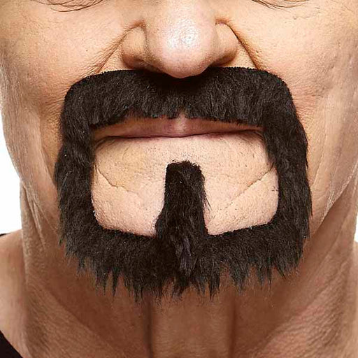MOUSTACHE/BEARD BLACK 9 CM X 8.5 CM