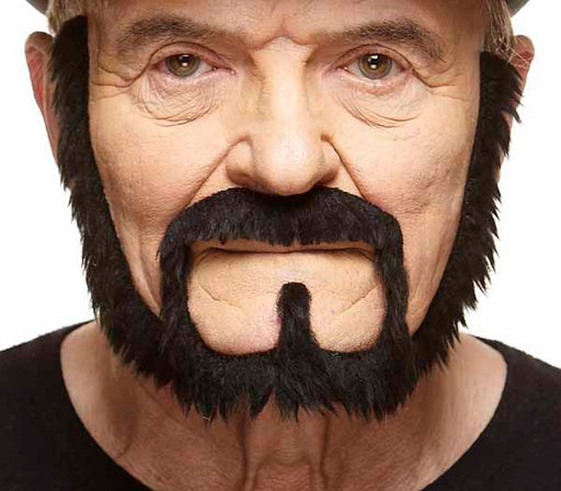 MOUSTACHE & BEARD BLACK 21 X 13 CM
