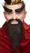 Black Self-Adhesive Moustache, Beard and Eyebrow Costume Set