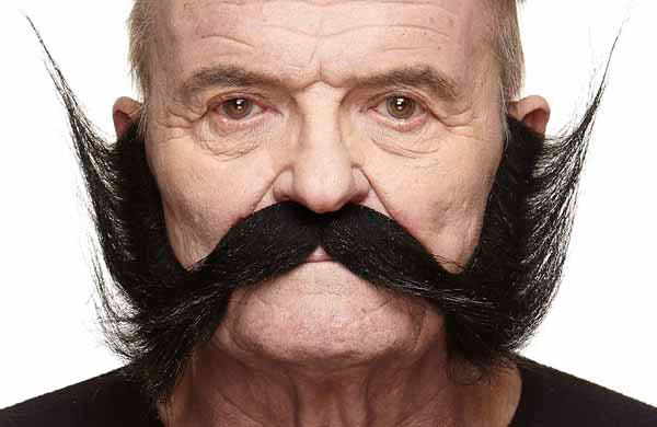 Black Lumberjack Costume Moustache