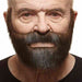 MOUSTACHE & BEARD BR OWN/RED 24CM X 16CM