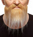 Blonde and White Costume Moustache and Beard