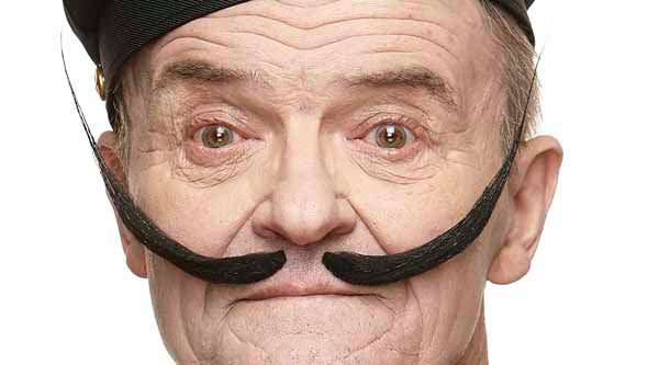 Black Costume Moustache, 21 cm x 11 cm