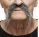 Black and Grey Costume Moustache