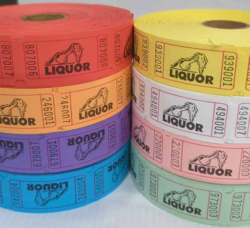 ROLL TICKETS 1000 LIQUOR