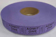 ROLL TICKETS 2000 ADMIT PURPLE