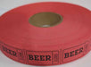 ROLL TICKETS 2000 BEER RED