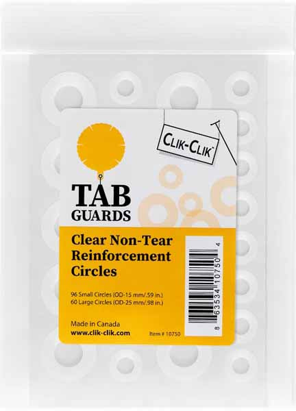 Clik-Clik Clear Tab Guards for Foil Balloons, 156 Count