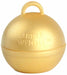 35 g Metallic Gold Bubble Balloon Weights, 10 Pack