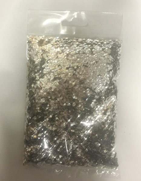 Silver Biodegradable Glitter, 50 g Bag