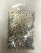Silver Biodegradable Glitter, 50 g Bag