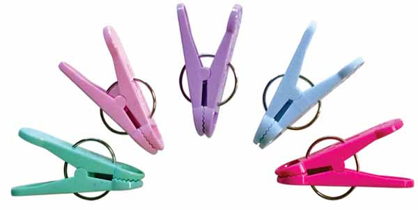 Pastel 8 g Balloon Clip-N-Weights, 100 Pack